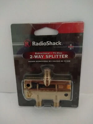 *NEW* RADIO SHACK 2-WAY SPLITTER 75 ohm Bi-Directional - Image 1 of 2