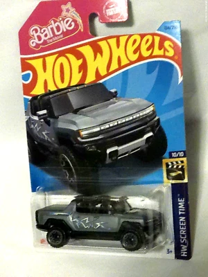Hot Wheels 2024 GMC Hummer EV Barbie La Película HW Tiempo de Pantalla Foto 1 de 3