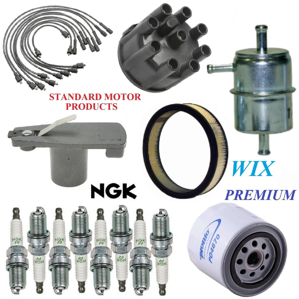 Kit de afinación filtros tapa cable bujías para Dodge St. Regis V8 5,9 L; 4BBL 1980 Foto 1 de 1