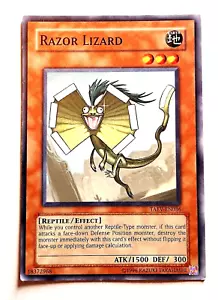 Yu-Gi-Oh Tactical Evolution - Razor Lizard Trading Card - Picture 1 of 1
