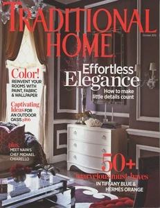 TRADITIONAL HOME Magazine - October 2012 / Timeless Designs / 192 Pages - Picture 1 of 2