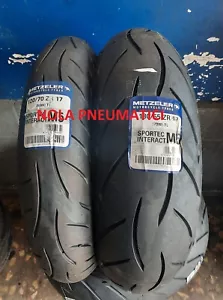 Coppia 120/70 ZR17 58W 180/55 ZR17 73W METZELER SPORTEC INTERACT M5 DOT2024 - Foto 1 di 3