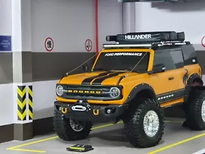 H-TECH RC 1/10 CNC Aluminum Front Bumper/Winch/LED For Traxxas TRX4 Bronco 2021 - Picture 1 of 36