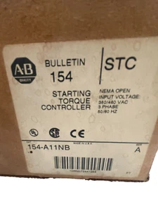 ALLEN BRADLEY 154-A11NB STARTING TORQUE CONTROLLER SER.A 154A11NB NEW, SURPLUS - Picture 1 of 6