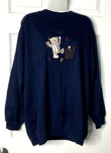 Vintage 1990s Bonnie Evans Sport Sweatshirt Size M - Picture 1 of 7