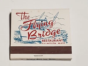 Vtg 1960s Matchbook - FLYING BRIDGE Restaurant, Smitty's Boca Raton FL NEW - Picture 1 of 3