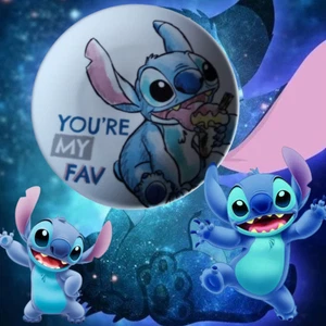 DISNEY LILO STITCH BLUE 19CM SIDE PLATES X 4 PIECE BRNAD NEW VINTAGE - Picture 1 of 11