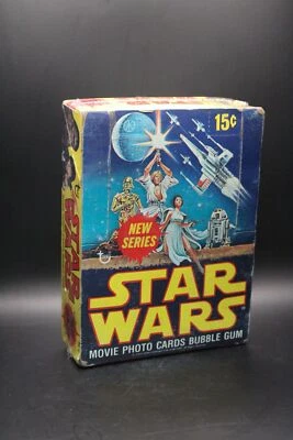 1977 Topps Star Wars Series 2 Empty Display Box (BBCE) - Image 1 of 4
