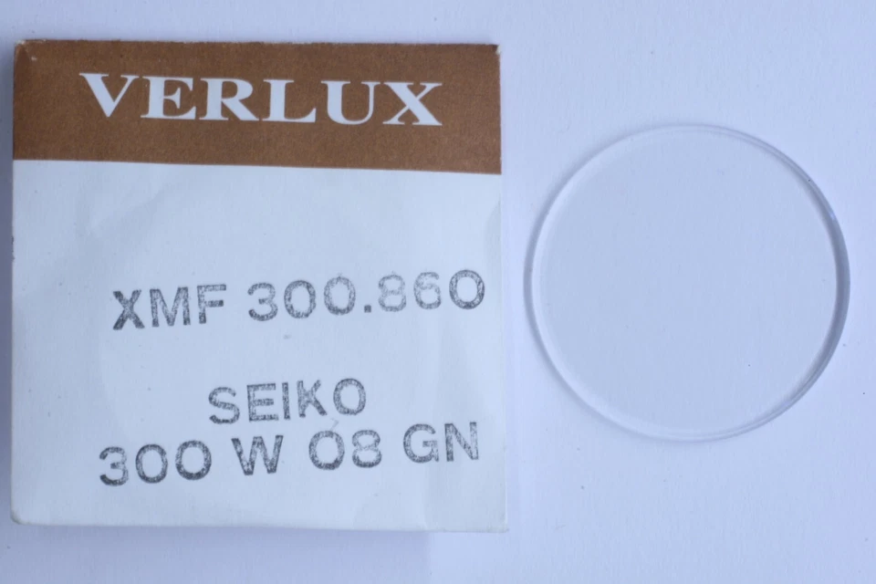 VERLUX Seiko 300W08GN Vetro Crystal Glass Uhrenglas Verre