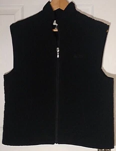 Sport Haley Women's Black Quilted Vest with zipper and pockets Size Large - Picture 1 of 10
