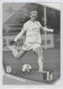 2022 Parkside NWSL Black & White Jenna Winebrenner #28 Rookie RC