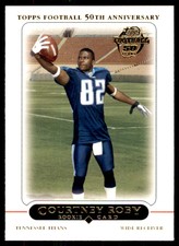 2005 Topps Courtney Roby Football Cards #430