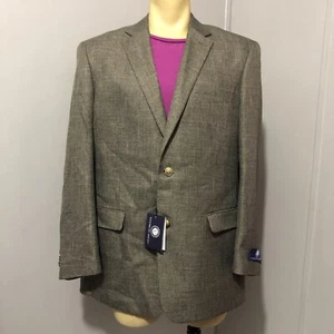 Chaqueta Blazer Traje Vittorio St.Angelo 2 Botones, MARRÓN, 44R NUEVO CON ETIQUETAS - Imagen 1 de 4