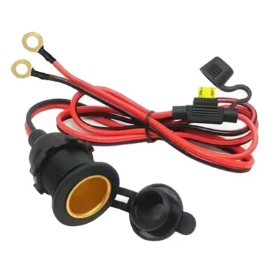 O46C 3m Wasserdicht Einbau Steckdose KFZ Zigarettenanzünder Kabel mit Sicherung