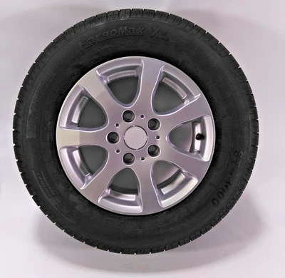 Tomason Alufelge 6Jx14H2 ET30 LK 5x112 mit GT Radial KargoMax 195/70R14 - Bild 1 von 4