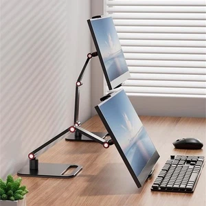 Portable Monitor Holder for 12-17.3 Inch Screen Desk Holder Metal Stand 16 In... - Picture 1 of 7