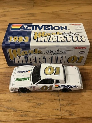 Mark Martin 1983 Enduro Activision NASCAR 1/24 Diecast Club Bank Monte Carlo #01 - Image 1 of 4