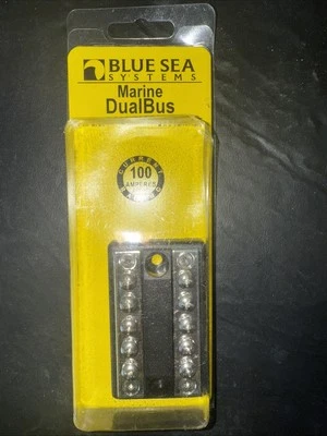 NEW Blue Sea Systems 2701 DualBus 100A Common BusBars - Image 1 of 2