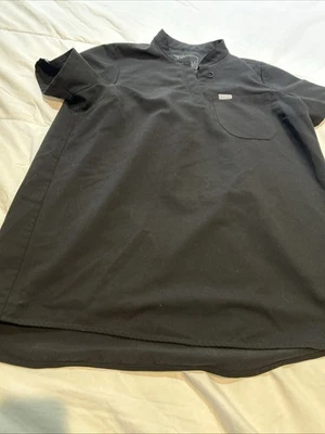 FIGS Kitale скрабы для беременных маленький негабаритный верх - черный - техническая коллекция - Изображение 1 из 4