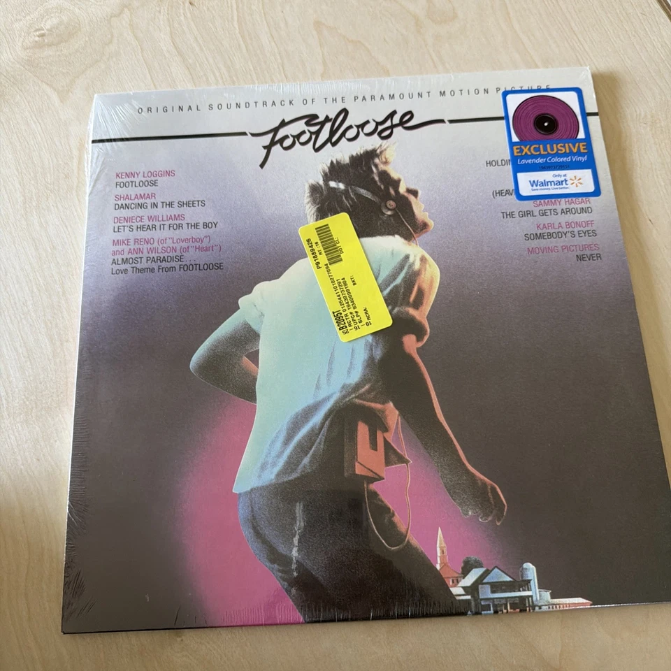 Footloose Soundtrack LP Lavender Colored Vinyl SEALED Walmart Exclusive - Image 1 of 1