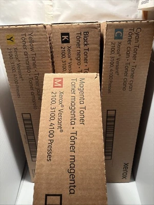 xerox Versant 2100,3100,4100 Presses Set 006R01626,006R01627,006R01628,006R01629 - Image 1 of 4