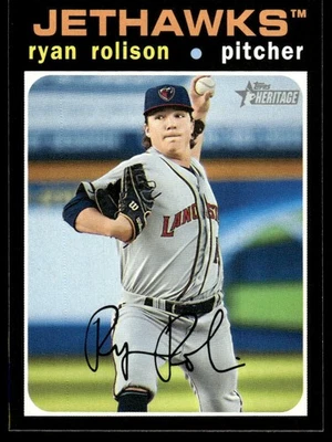 2020 Topps Heritage Minor League Ryan Rolison Lancaster JetHawks #63 - Image 1 of 2