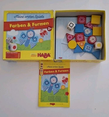 Haba 4652 - Meine ersten Spiele Farben & Formen für 1-3 Spieler 2+ Gebraucht - Bild 1 von 4