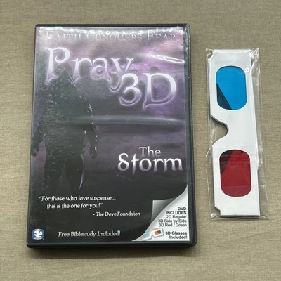 Pray 3D The Storm (DVD 2012 +Glasses) Christian Horror Thriller Elliana Esquivel - Image 1 of 4