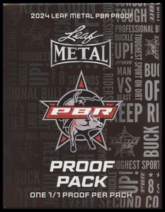 2024 Leaf Metal Professional Bull Riders (PBR) 1/1 Mystery Proof Pack – Sealed! - Bild 1 von 2