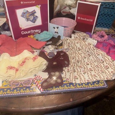 American Girl Lot Clothing- Nicki, Felicity, Courtney Coconut - Image 1 of 4