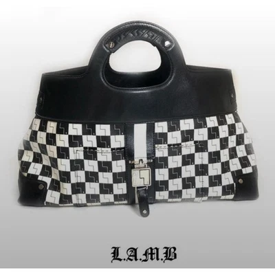 L.A.M.B. Bolso clutch vintage a cuadros Foto 1 de 4
