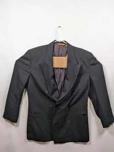 Donna Karan Signature Blazer Suit Jacket Double Breasted Men's 43 R Wool ITALY - Picture 1 of 13