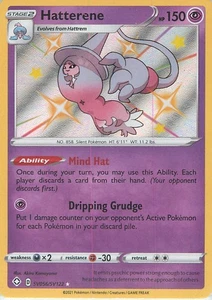 Hatterene - SV056/SV122 - Pokemon Shining Fates SWSH Brillante Tarjeta Rara - Casi Nuevo 1 - Imagen 1 de 2
