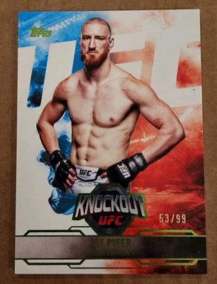 2025 Topps UFC Knockout Joe Pyfer 53/99 #84 - Image 1 of 3
