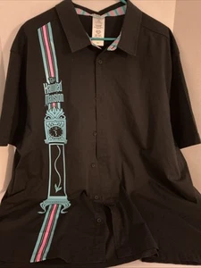 Authentic Men's 3XL Disney Magic Kingdom The Haunted Mansion Hawaiian Shirt - Picture 1 of 2