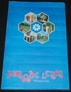 1978 Cuban Original Poster.Certified & Genuine.Parque Lenin.Habana Cuba.art - Picture 1 of 6