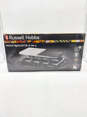 Russell Hobbs Multi 3 in 1 Raclette Schwarz (26280-56) Raclettegrill #KT6566O-Ü - Bild 1 von 4