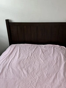 Pottery Barn Kids Twin Duvet Cover Organic Cotton Pink - Picture 1 of 9