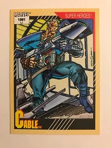 CABLE #15 : MARVEL UNIVERSE Series 2 card; 1991 Impel, NM/M, X-Men - Picture 1 of 4