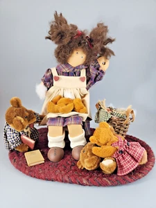 Lizzie High Dolls 1998 Limited Edition Teddy Bear Family - #1119 of 3000 - Picture 1 of 8