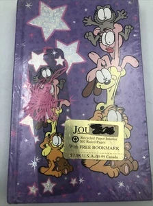 Sealed Vintage Paws Garfield & Friends Purple Journal/Diary & Bookmark Set USA - Picture 1 of 6