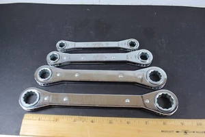 Kastar Ratcheting SAE Box Wrench Set 4 Pieces Made in USA - Picture 1 of 4