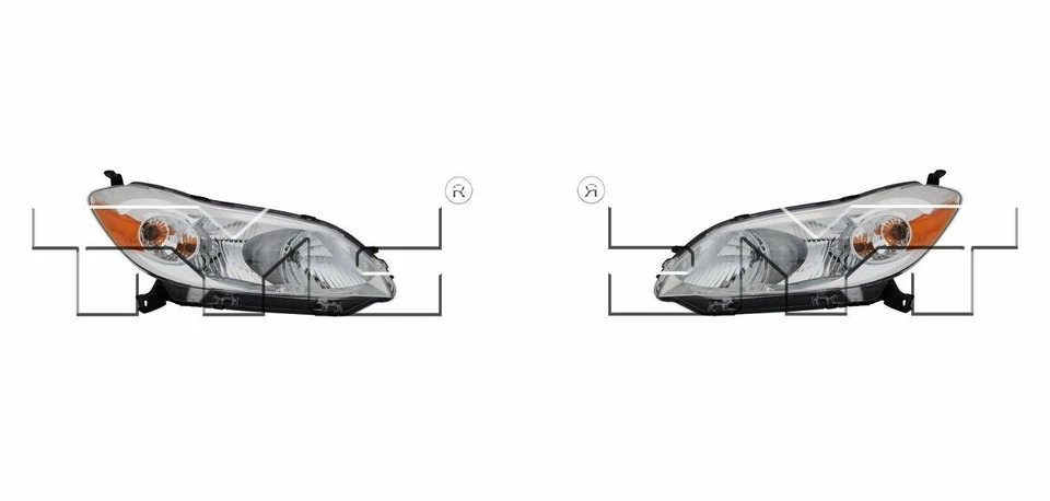 Faros delanteros para Toyota Matrix 2009-2014 conductor y pasajero diestro+derecho Foto 1 de 3