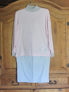 AWESOME VINTAGE 90s SHIRT AND SKIRT SET BY HANG TEN - Picture 1 of 12