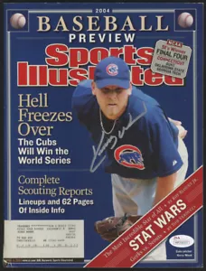 Kerry Wood Chicago Cubs Signed 2004 Sports Illustrated Magazine (JSA COA) - Picture 1 of 3
