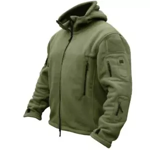 Winter Fleece Jacket Men's Sports Tactical Jacket Combat Jacket Military Fleece - Picture 1 of 10