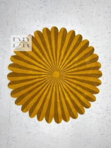 Dual shaded round shaped Rug Handmade Area Rug Hand Tufted High Quality Carpet - Picture 1 of 10