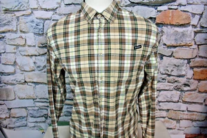 VOLCOM Mens Shirt Multi Color Plaid All Cotton Point Collar Large - Picture 1 of 9
