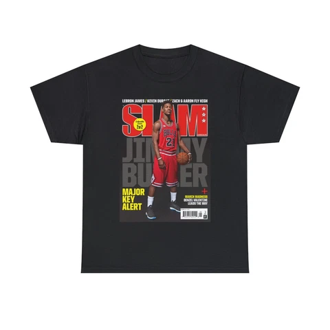 Jimmy Butler Playoff Jimmy Miami Heat Slam Cover Tee Shirt NBA Cover