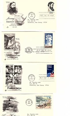 19 UNITED STATES 1970's FDC’S covers artcraft CACHETS (ali - Image 1 of 4